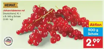 Netto Marken-Discount Johannisbeeren rot Angebot
