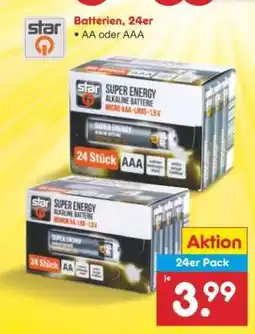 Netto Marken-Discount Batterien, 24er Angebot