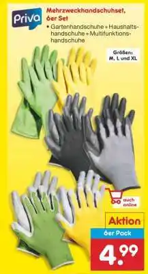 Netto Marken-Discount Mehrzweckhandschuhset, 6er Set Angebot