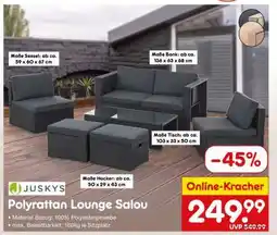 Netto Marken-Discount Polyrattan Lounge Salou Angebot