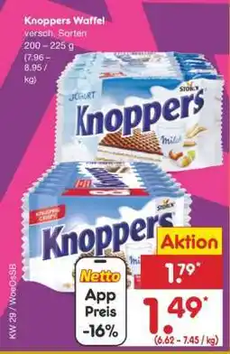 Netto Marken-Discount Knoppers Waffel Angebot