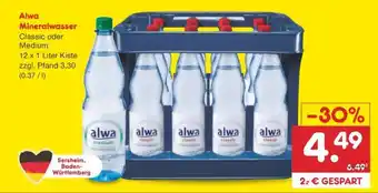 Netto Marken-Discount Alwa Mineralwasser Angebot
