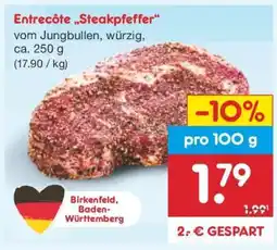 Netto Marken-Discount Entrecôte „Steakpfeffer“ Angebot