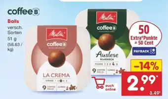 Netto Marken-Discount CoffeeB Balls Angebot