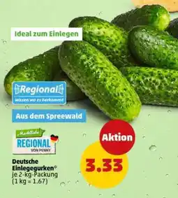 PENNY Deutsche Einlegegurken Angebot