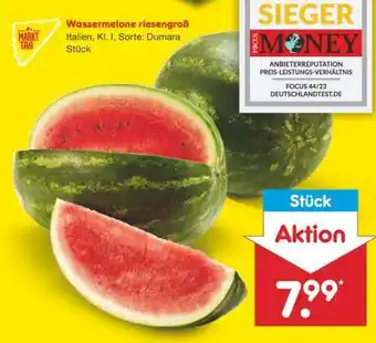 Netto Marken-Discount Wassermelone riesengroß Angebot