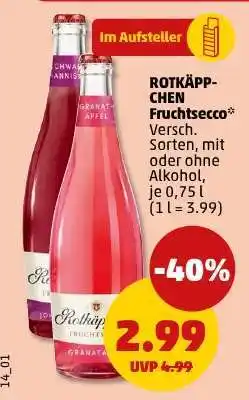 PENNY ROTKÄPPCHEN Fruchtsecco° Angebot