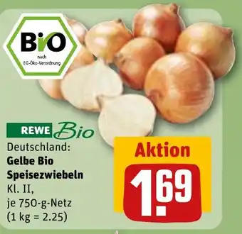 REWE Gelbe Bio Speisezwiebeln Angebot