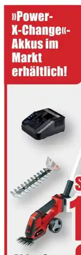 B1 Discount Baumarkt Einhell Akku-Gras- und Strauchschere GE-CG 18/100 Li T Angebot