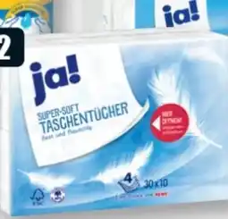 B1 Discount Baumarkt ja! Taschentücher Angebot