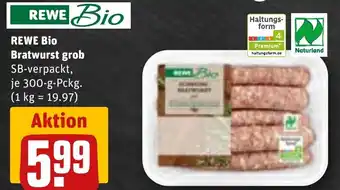 REWE REWE Bio Bratwurst grob Angebot