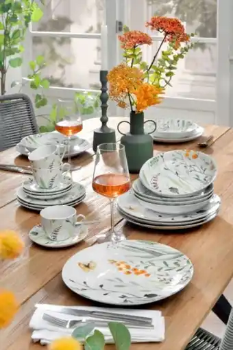 Ostermann Tafelservice Flowers 12-tlg Angebot