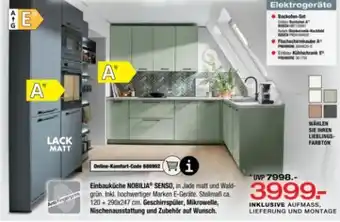Ostermann Nobilia Einbauküche Senso Angebot