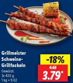 Lidl Grillmeister Schweine Grillfackeln Angebot