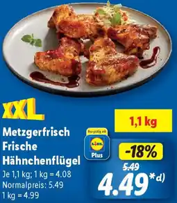 Lidl Metzgerfrisch Frische Hähnchenflügel Angebot