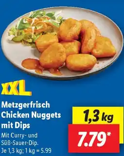 Lidl Metzgerfrisch Chicken Nuggets mit Dips Angebot