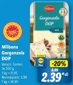 Lidl Milbona Gorgonzola DOP Angebot