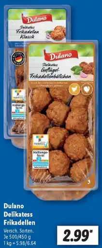 Lidl Dulano Delikatess Frikadellen Angebot