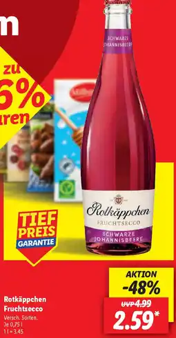 Lidl Rotkäppchen Fruchtsecco Angebot