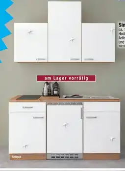 Poco Stolarz Lempert Hochglanz Singleküche Angebot