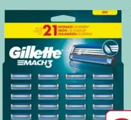 Rossmann Gillette Mach3 Rasierklingen Angebot