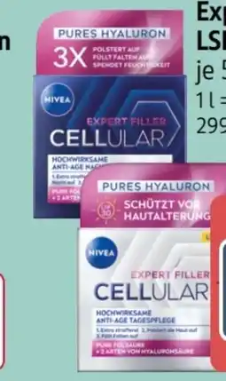 Rossmann Nivea Cellular Expert Filler Anti-Age Tagespflege LSF 30 Angebot