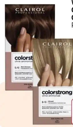 Rossmann Clairol Wella Colorstrong Coloration Angebot