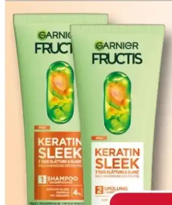 Rossmann Garnier Fructis Keratin Sleek Shampoo Angebot