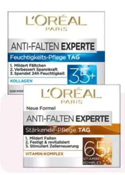 Rossmann L'Oréal Paris Anti-Falten Experte Feuchtigkeitspflege Angebot