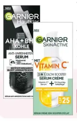 Rossmann Garnier Hautklar AHA + BHA Kohle Serum Angebot
