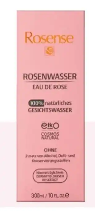 Rossmann Rosense Rosenwasser Angebot