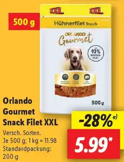 Lidl Orlando Gourmet Snack Filet XXL Angebot