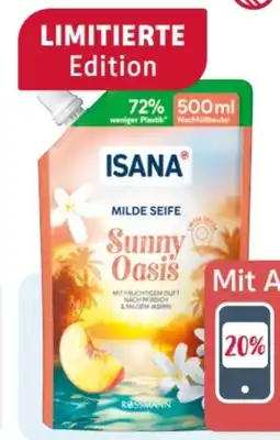 Rossmann Isana Milde Seife Sunny Oasis Angebot