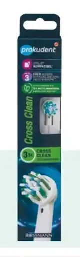 Rossmann Prokudent Aufsteckzahnbürste Cross Clean Angebot