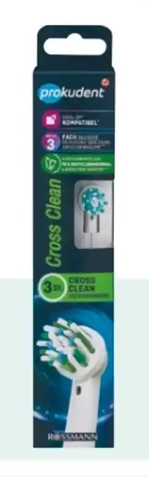 Rossmann Prokudent Aufsteckzahnbürste Cross Clean Angebot