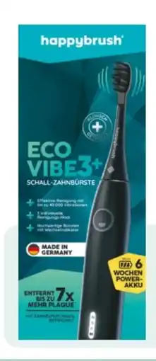 Rossmann Happybrush Schall-Zahnbürste ECO Vibe3+ Angebot
