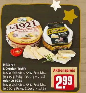 REWE Milleret weichkäse Angebot