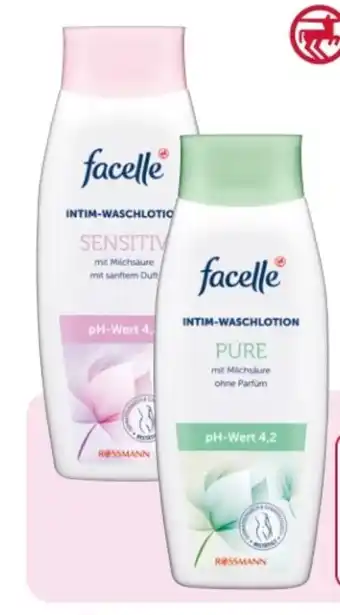 Rossmann Facelle Intimwaschlotion Sensitive Angebot