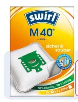 Rossmann Swirl Staubsaugerbeutel M 40 Angebot
