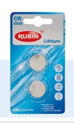 Rossmann Rubin Lithium Knopfzellen Angebot