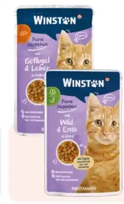 Rossmann Winston Feine Häppchen Katzennahrung Angebot