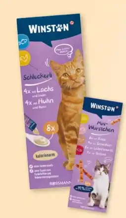 Rossmann Winston Katze Schleckerli Angebot