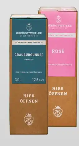 Rossmann Kaiserstühler Winzerverein Oberrotweil Oberrotweiler Grauburgunder Angebot