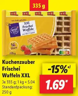Lidl Kuchenzauber Frischei Waffeln XXL Angebot