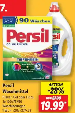 Lidl Persil Waschmittel Angebot