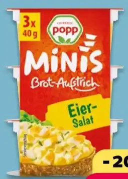 NETTO Popp Brotaufstrich Minis Angebot