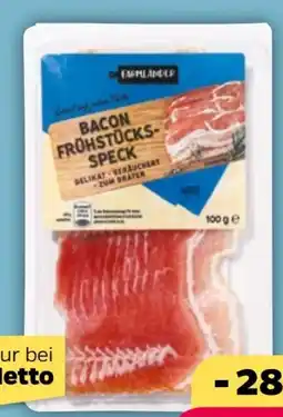 NETTO Farmländer Bacon Frühstücksspeck Angebot