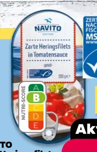NETTO Navito Heringsfilets in Tomatensauce Angebot