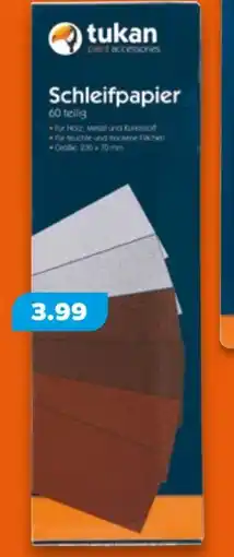 NETTO Tukan Schleifpapier Angebot