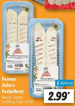 Lidl Farmer John's Fackelbrot Angebot